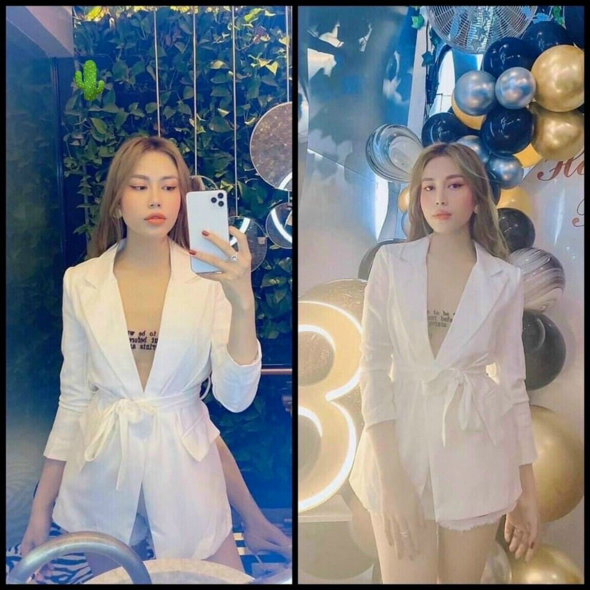 [HCM] ÁO VEST ĐẸP CỘT NƠ EO FROM DƯỚI 50KG