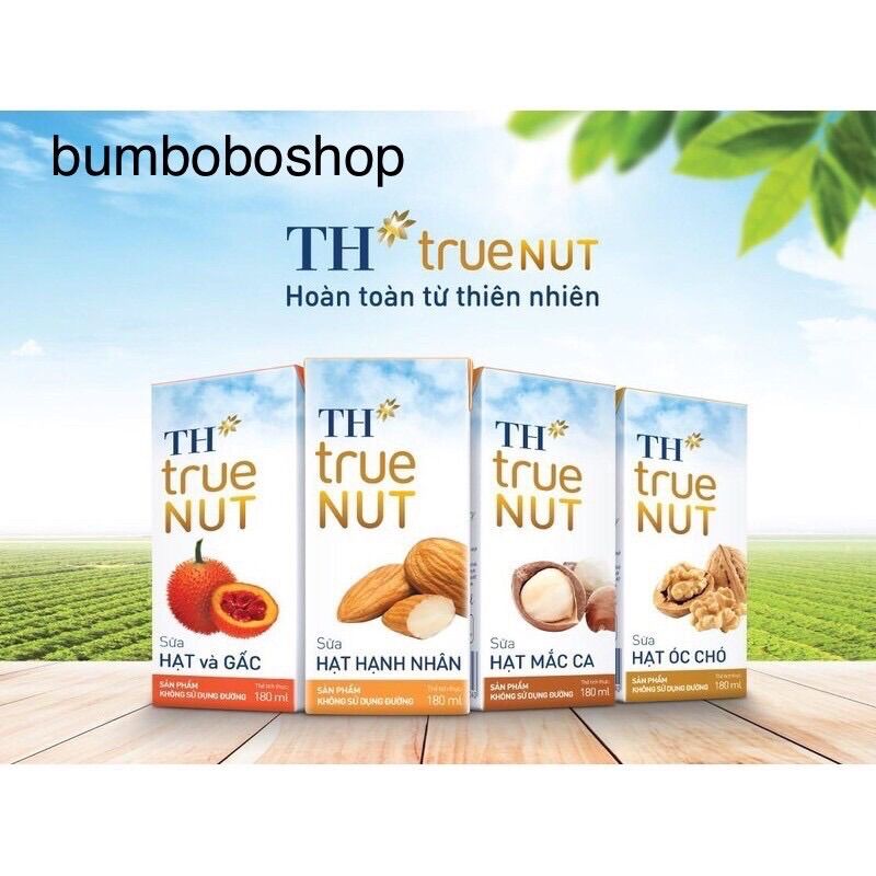 Thùng 48 hộp sữa hạt của th true milk