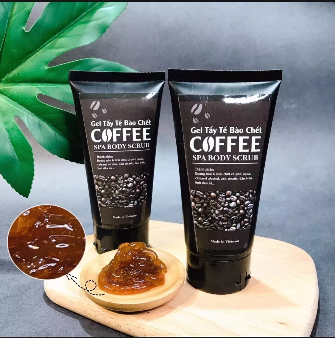 Gel tẩy tế bào chết cafe coffee dùng được mặt và body