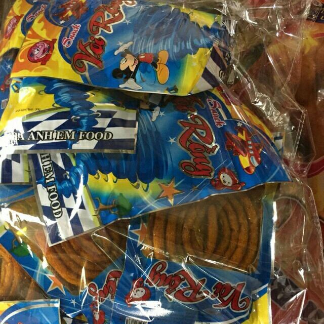 Bịch 30 gói snack dẻo cay vòi rồng siêu ngon