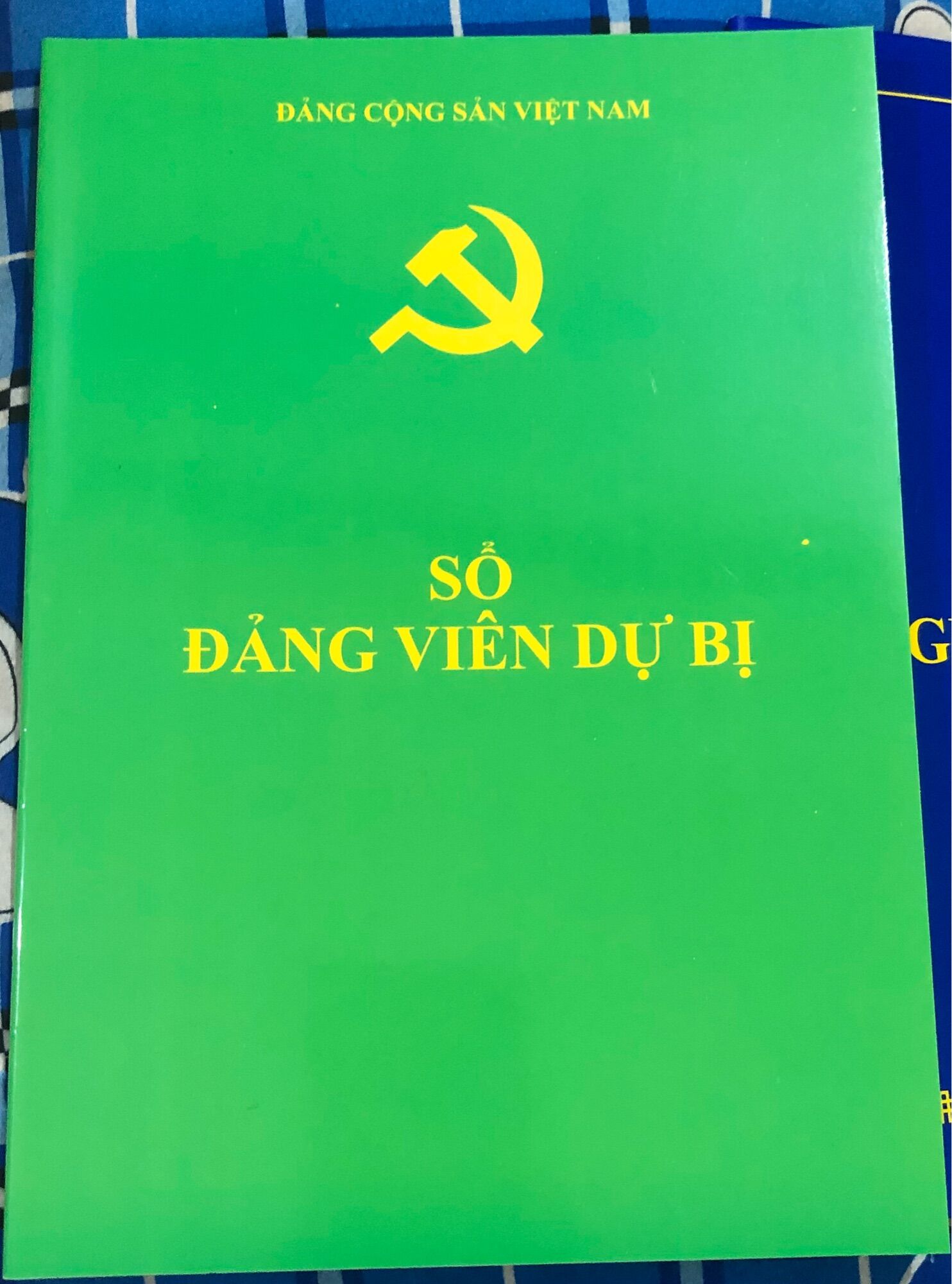 SỔ ĐẢNG VIÊN DỰ BỊ