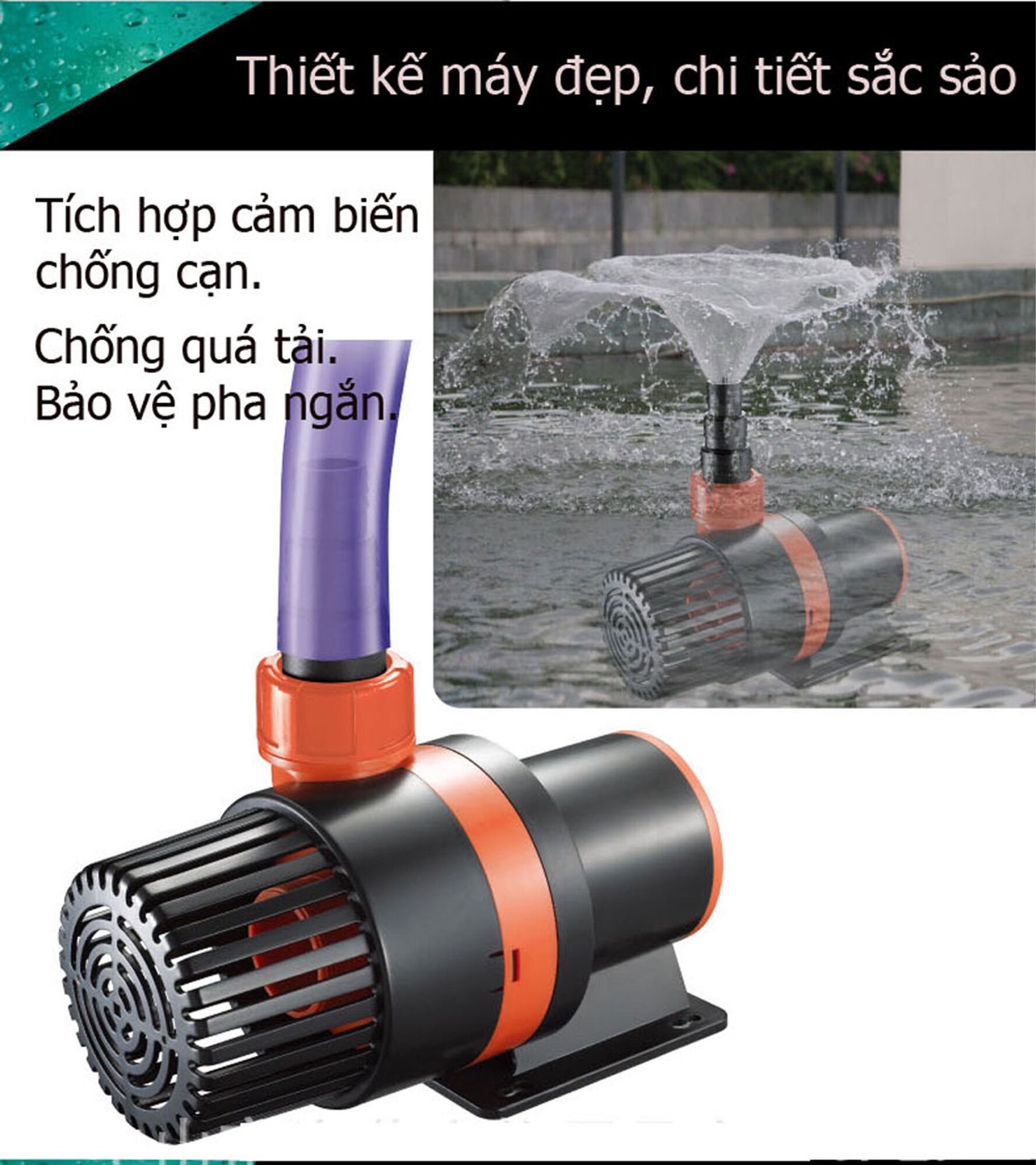 Máy bơm hồ cá Periha PB-12000