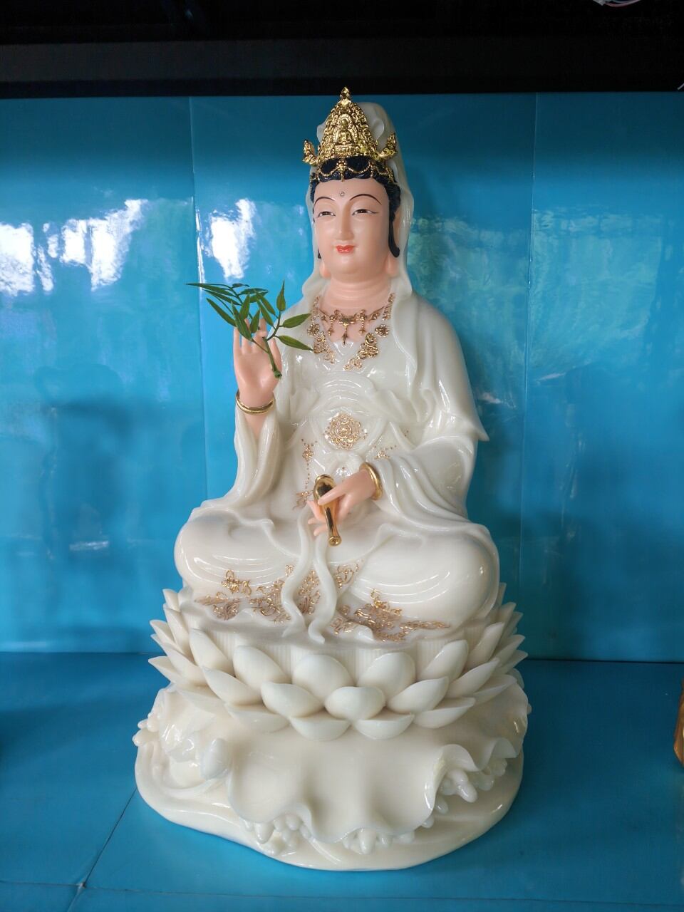 Tượng  Quan Âm Bồ Tát cao 40cm