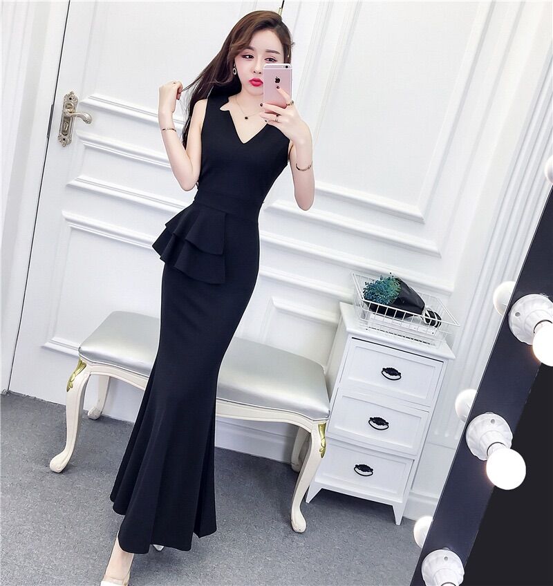[HCM]ĐẦM DÀI DỰ TIỆC ĐUÔI CÁ - D23