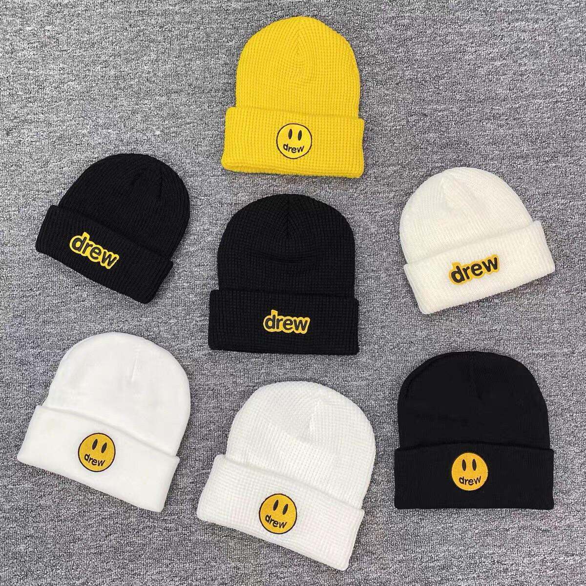 Mu nón len thêu chữ Drew phong cách unisex cá tính