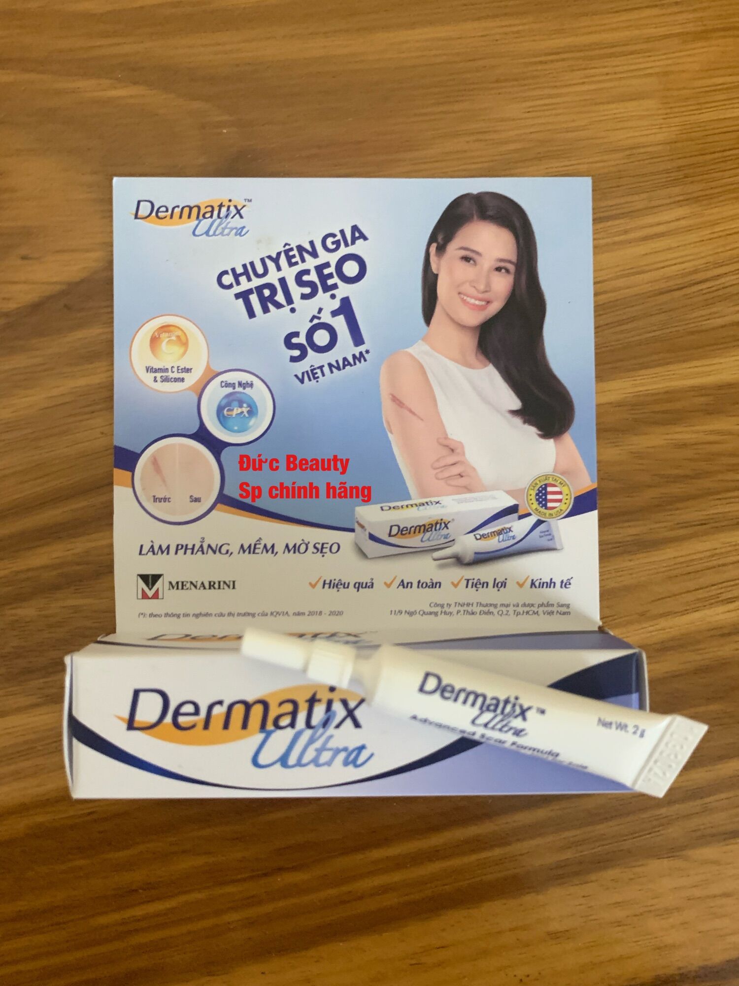 Dermatix ultra cải thiện sẹo , Hỗ trợ mờ sẹo và giảm ngứa 2g