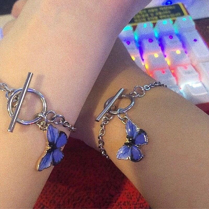 Vòng tay bướm xanh thanh lịch 🦋