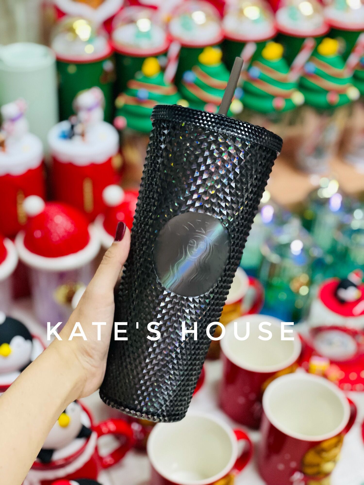Ly studded nhựa 2 lớp 710ml Starbucks China Halloween 2021