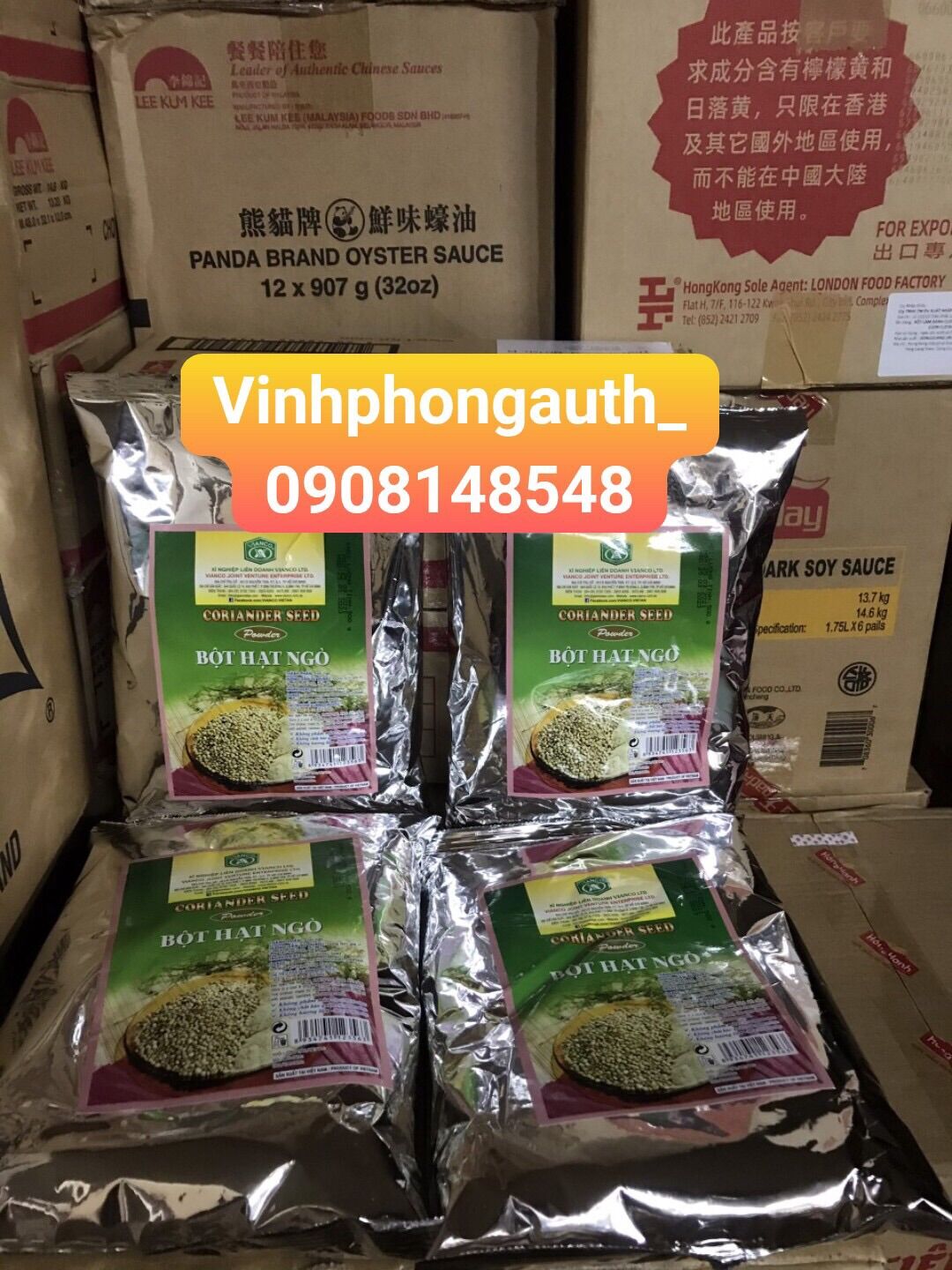 Bột hạt ngò 500gr Vianco