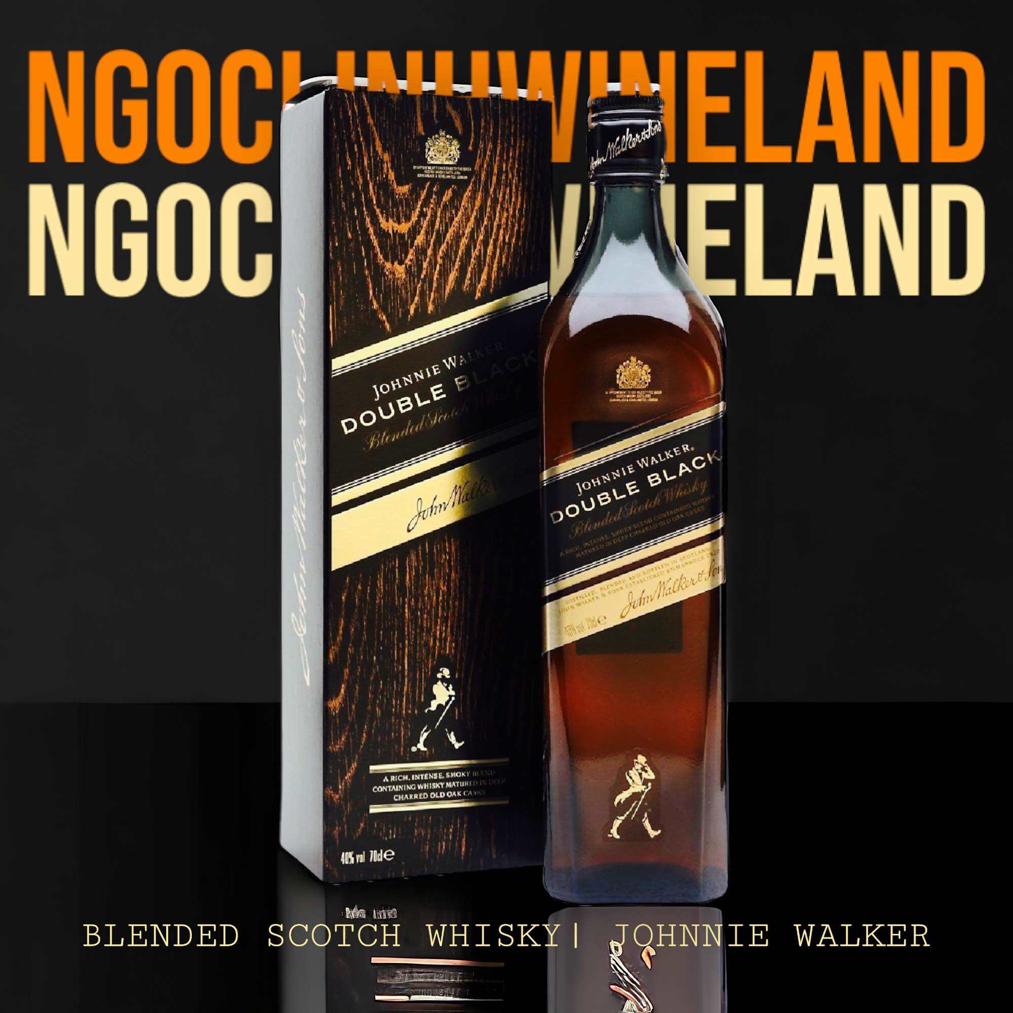 Whisky Johnnie Walker Double Black Alc 40% 750ml