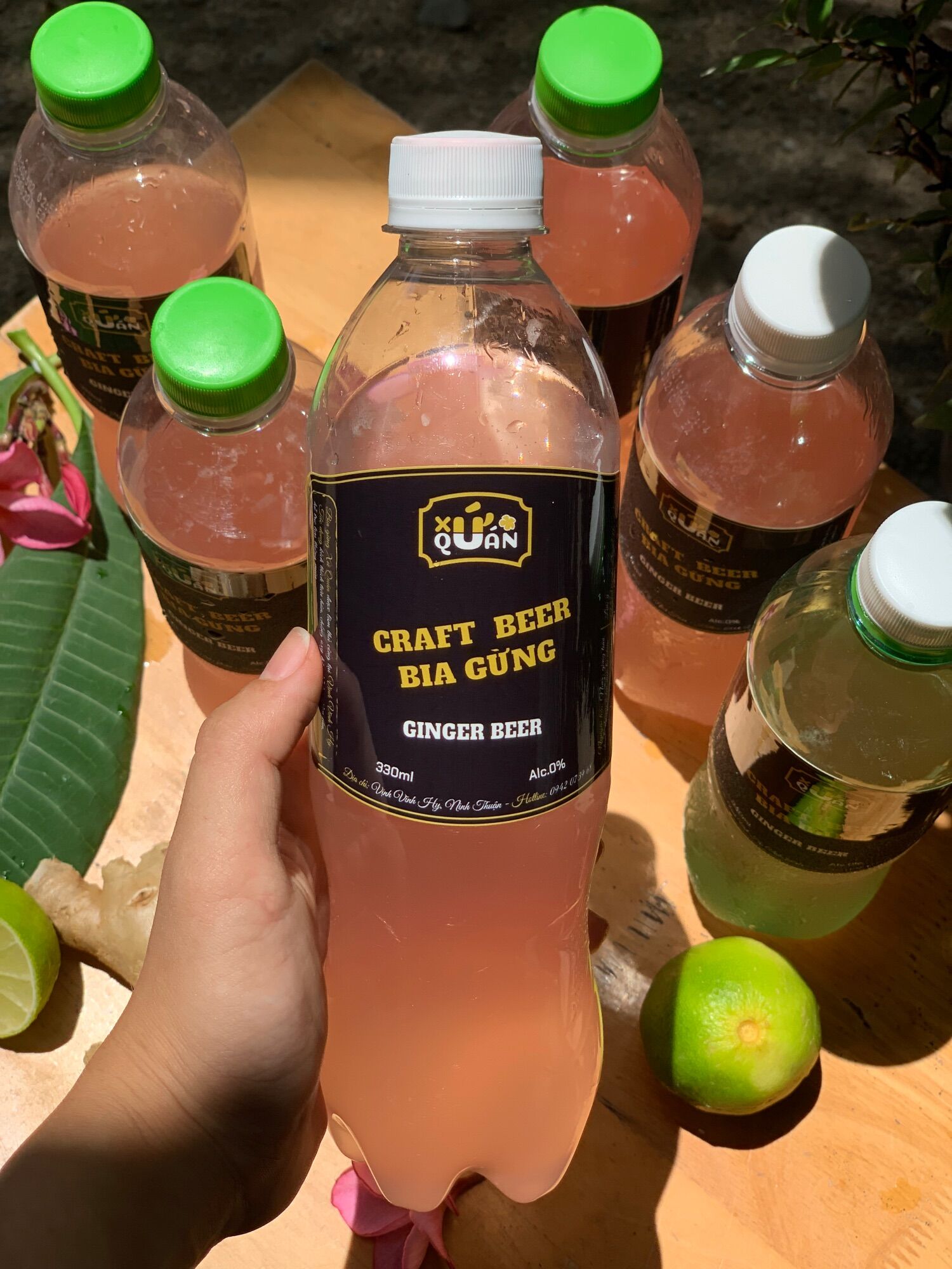 Bia gừng thủ công - Gingger bia không cồn