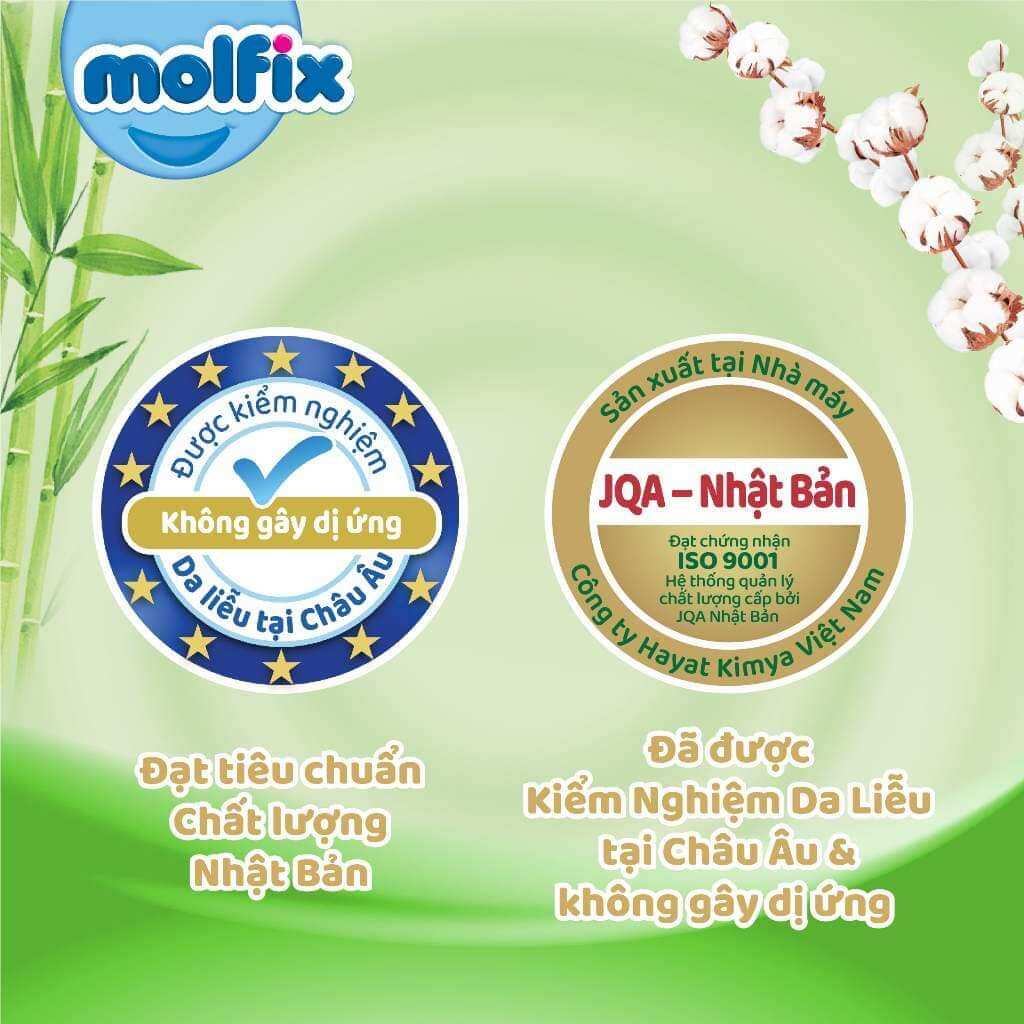 Bỉm tã quần Molfix size XXXL 28 miếng (22+6 miếng, 20-35 Kg)