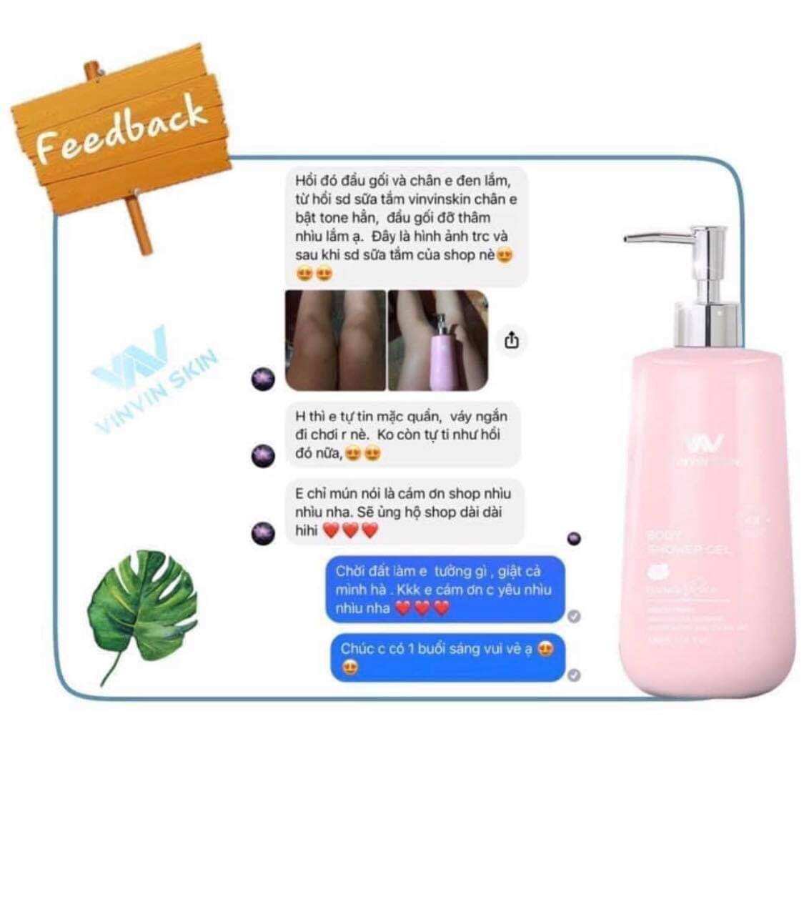 Sữa kích tắm trắng da Vinvinskin