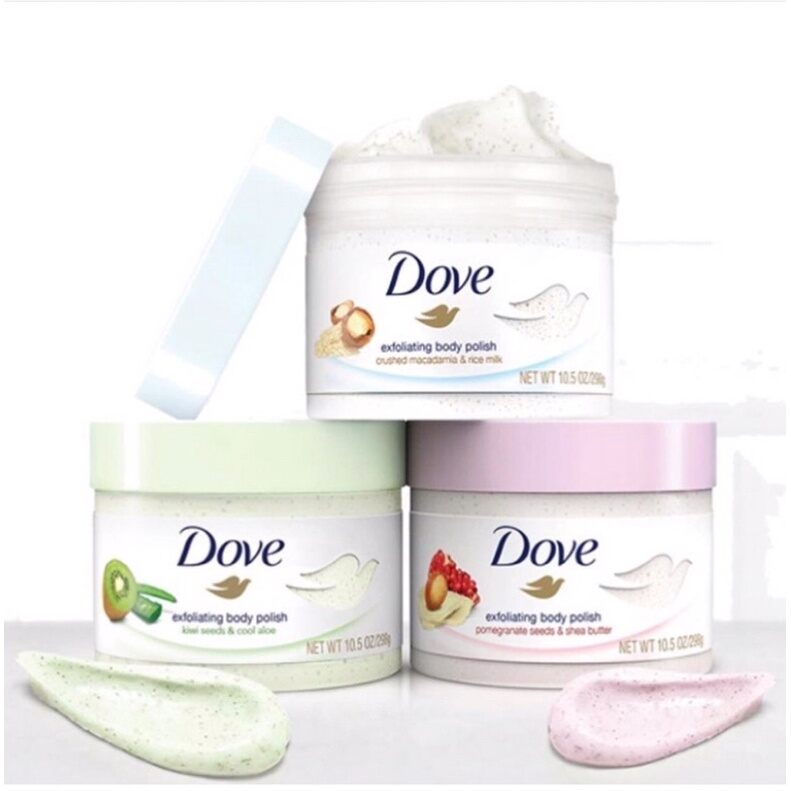 Tẩy da chết Dove Đức 225ml
