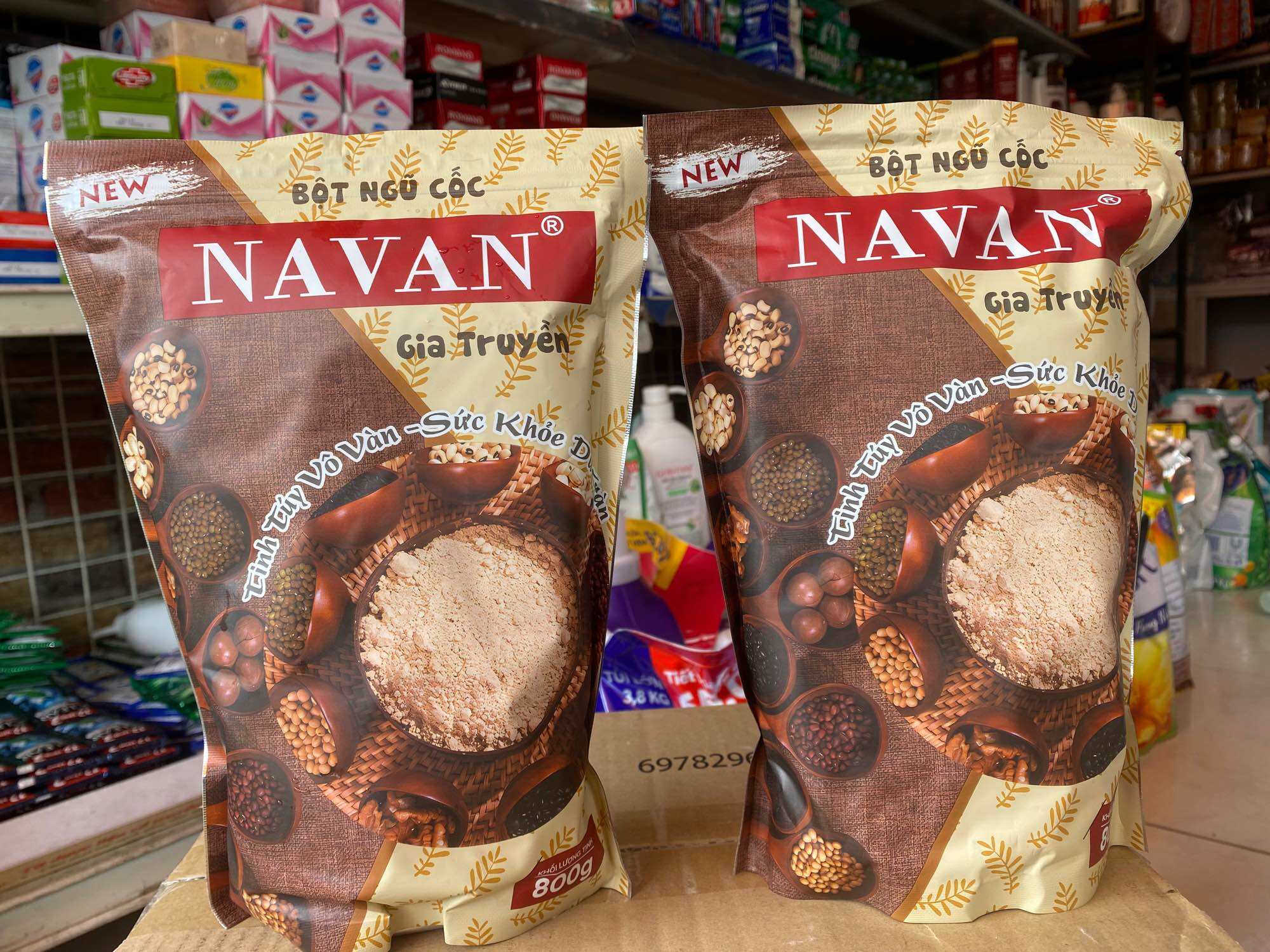 Bột ngũ cốc navan shop lệ quân