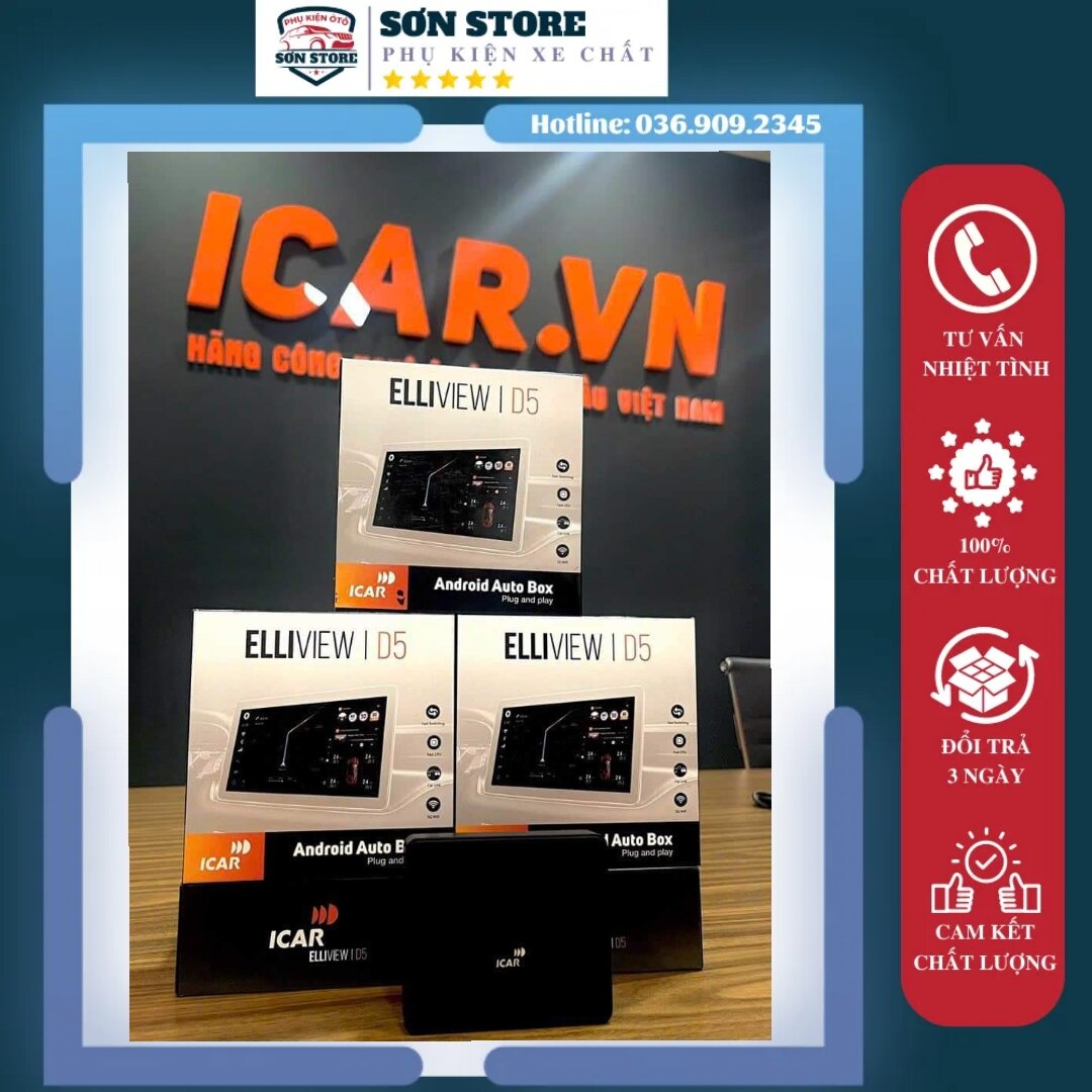 Android box icar elliview d5,phiên bản nâng cấp toàn diện,cấu hình mạnh mẽ,nhiều tính năng vượt trội