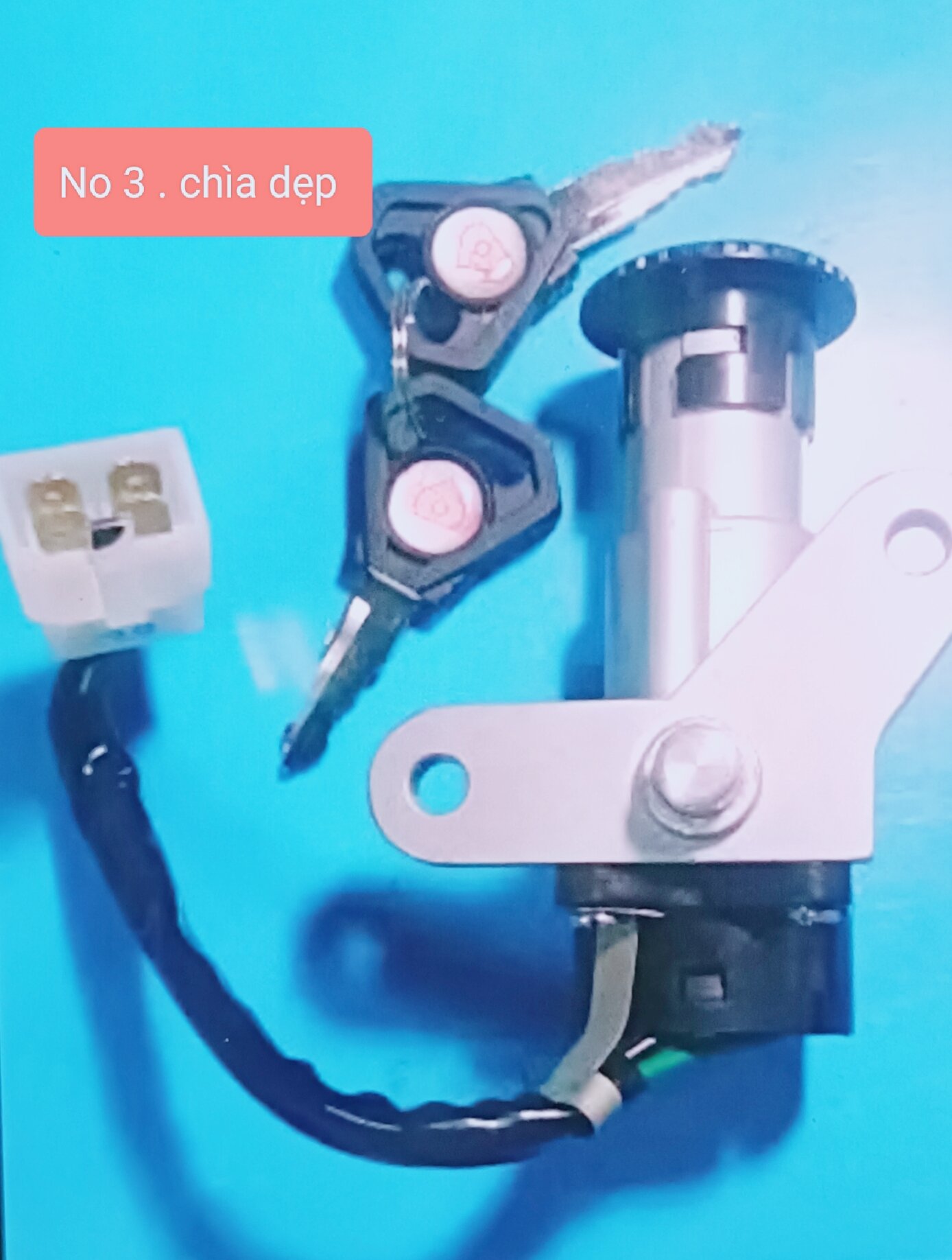 [Hcm] Novo Motorcycle Locks. 3- Clean Keys ....