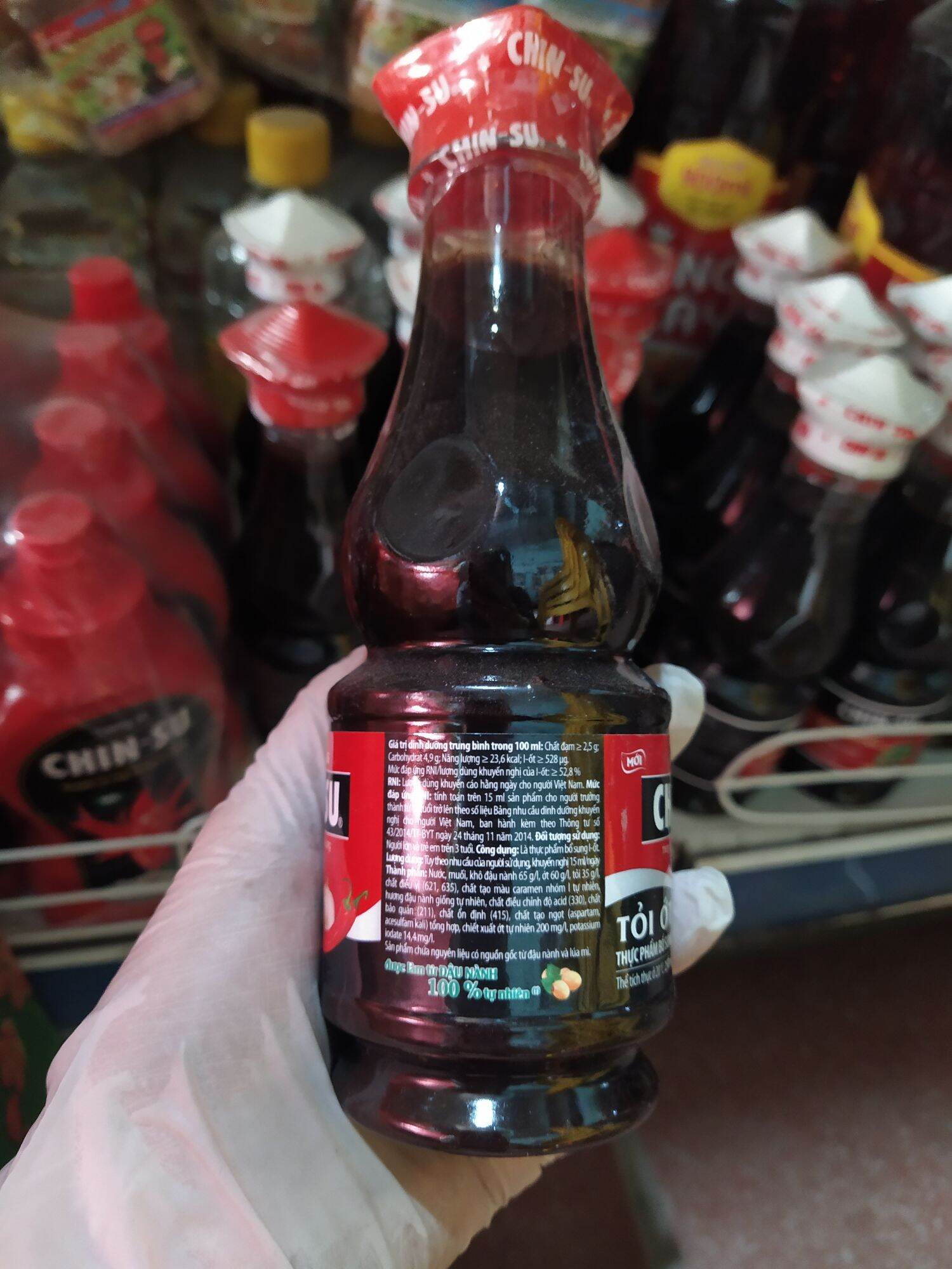 Nước tương Chinsu tỏi ớt 250ml