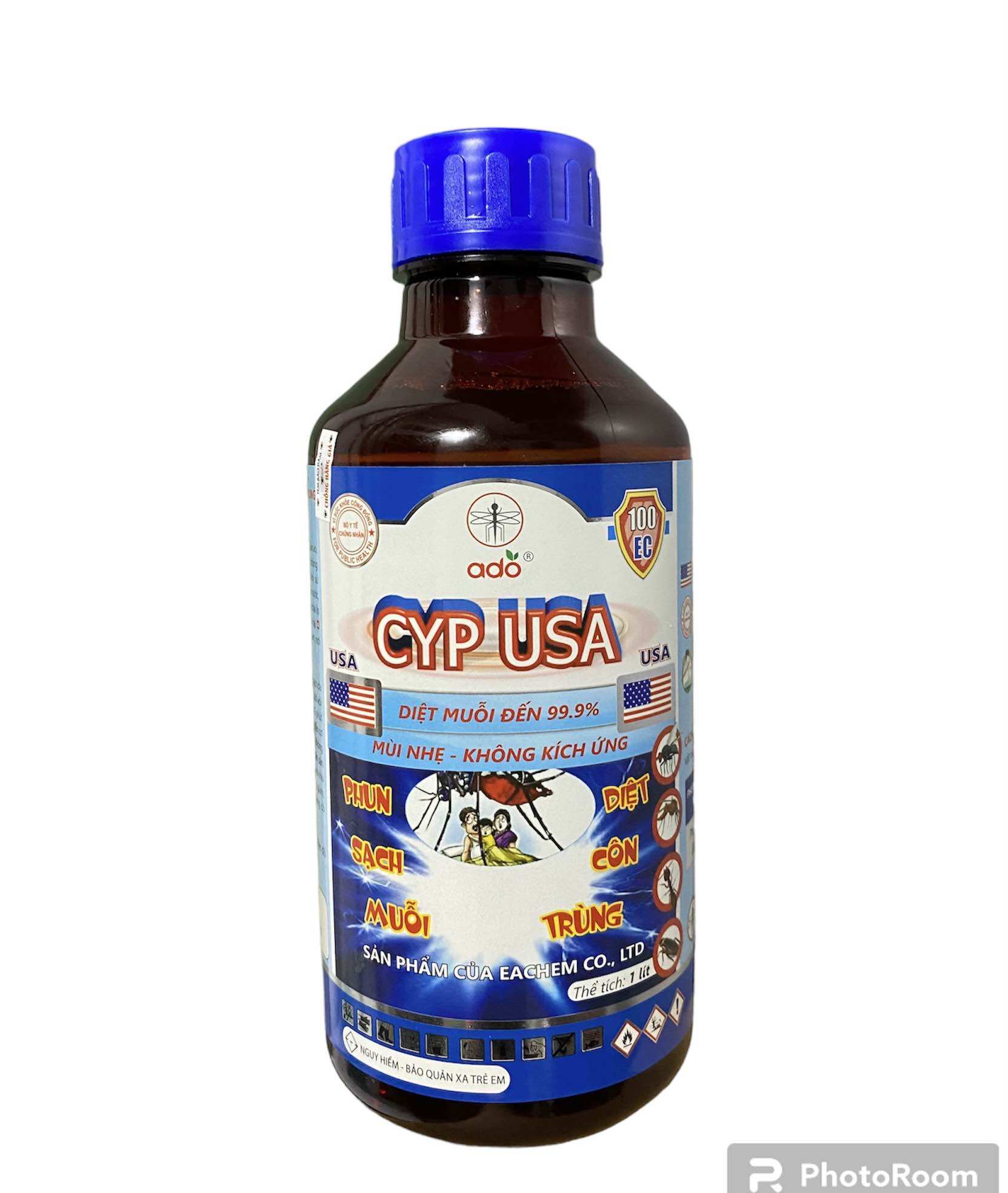 Thuốc xịt muỗi y tế Cyp Usa 1000ml diệt muỗi kiến gián hiệu quả thuốc diệt muỗi trong nhà thành phần cúc tổng hợp