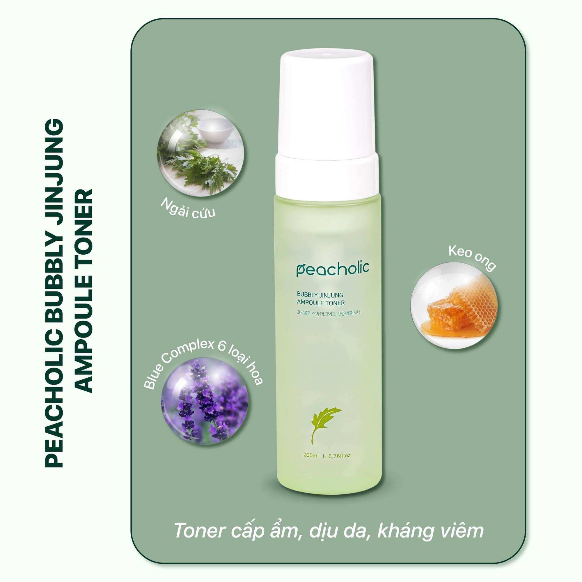 TONER NGẢI CỨU PEACHOLIC HÀN QUỐC