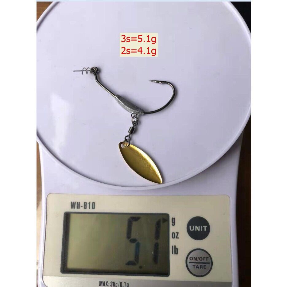 Lưỡi câu lure, lưỡi móc mồi mềm có thìa