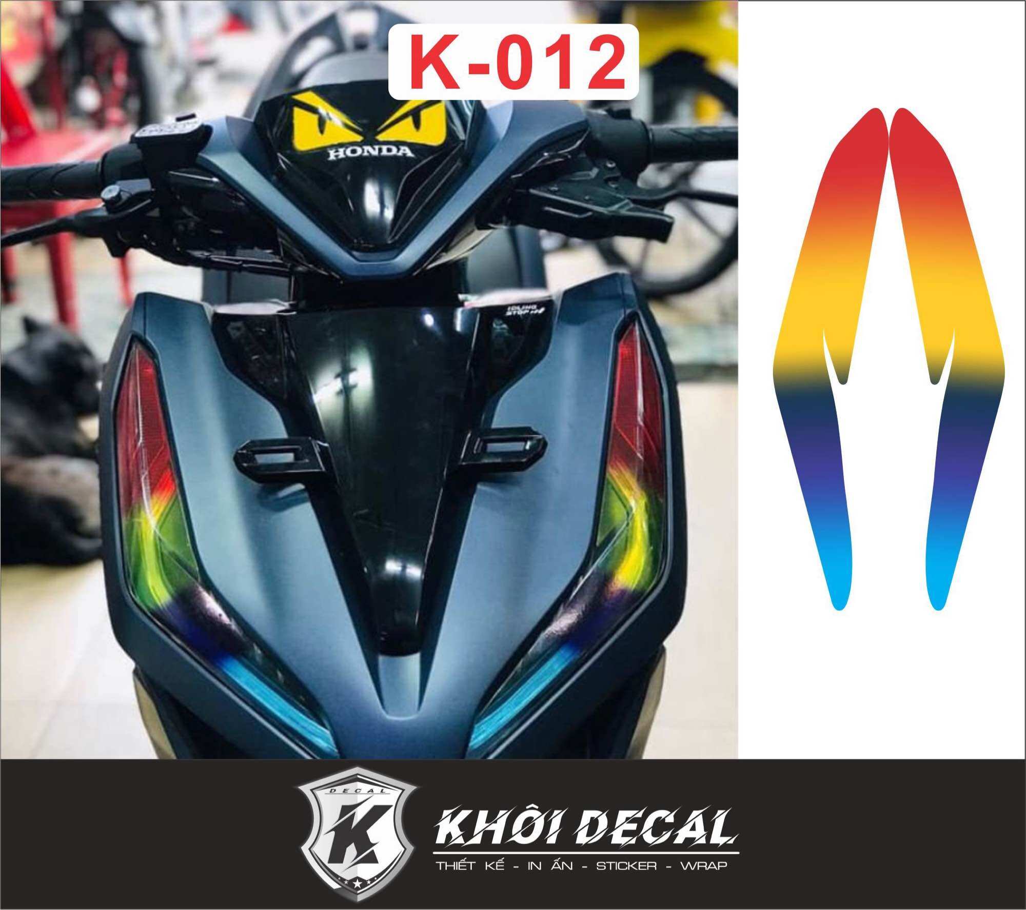 Decal dán đèn Demi Vario 2018-2023
