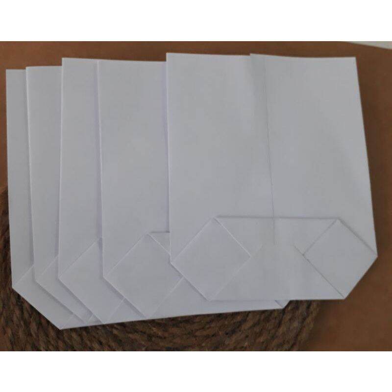 Combo 100 túi giấy trắng mini 7 x 9 cm