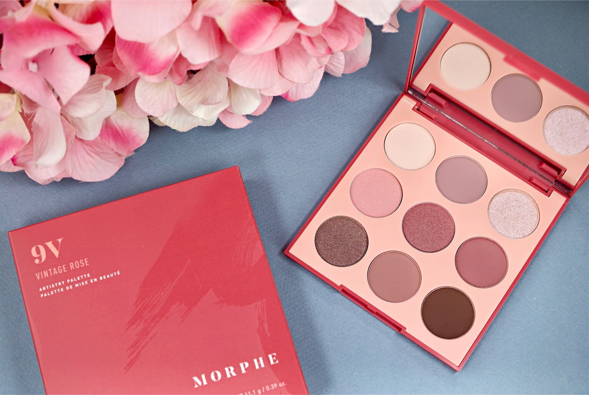 Bảng phấn mắt 9ô MORPHE 9V-9E-9T[Anh Thư Authentic]