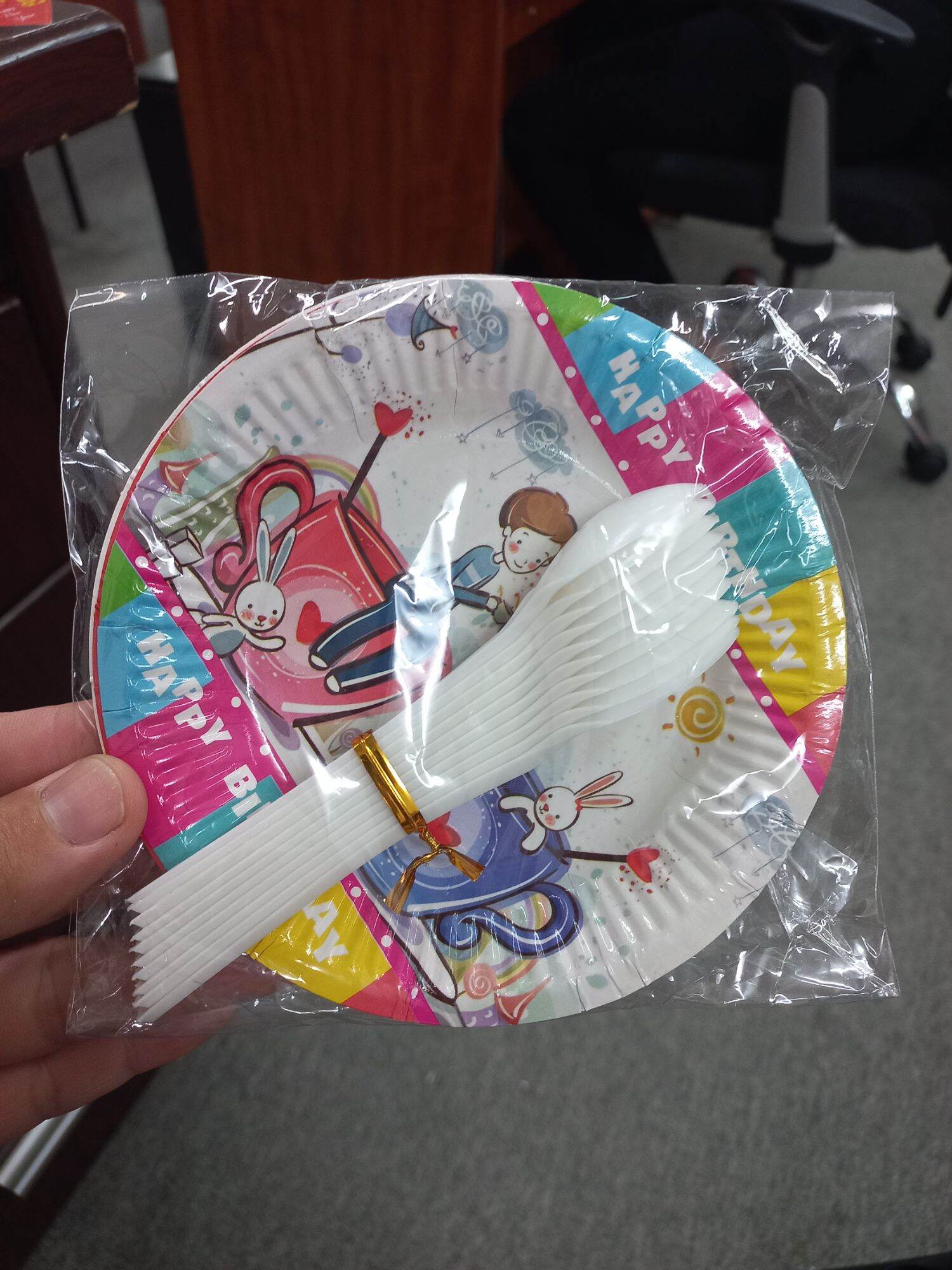 Combo dĩa giấy 14cm