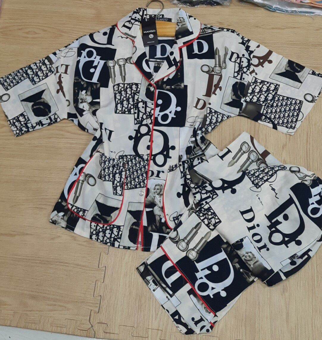 (SALE-XÃ HÀNG ) BỘ PIJAMA CÁNH DƠI VẢI LỤA MANGO- SATIN