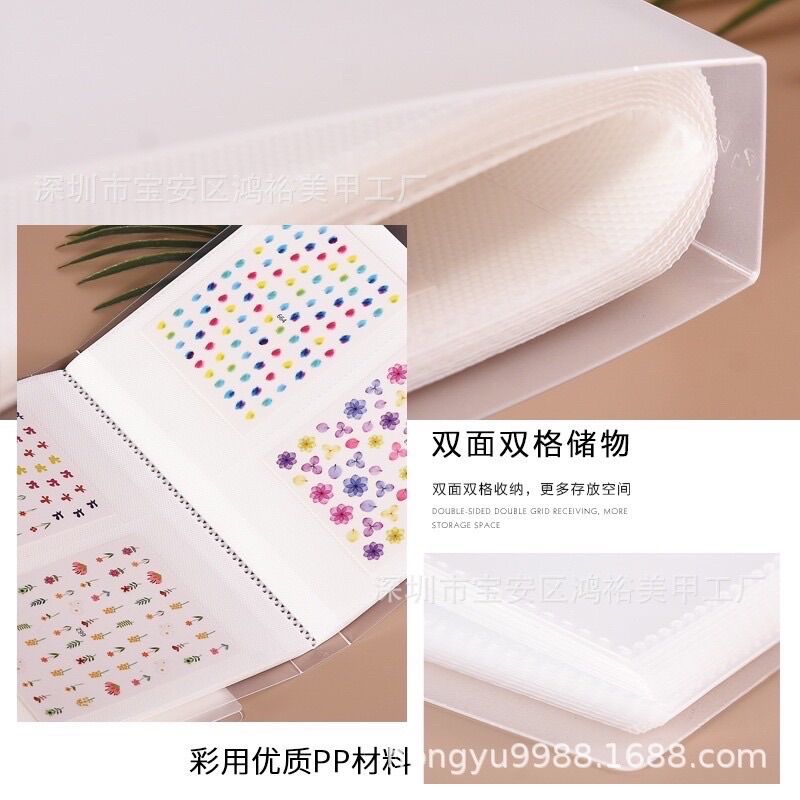 Sổ sticker ( Loại Tốt) trang trí móng ,80 miếng