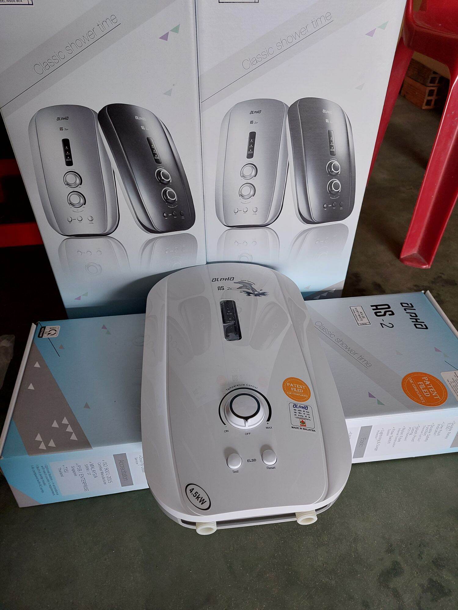 Máy tắm nước nóng cao cấp alpha AS2i