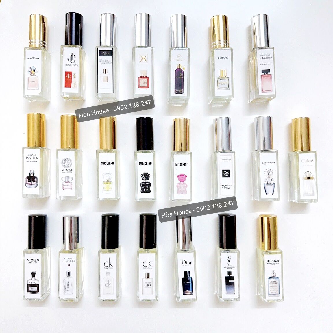 Nước hoa test 5ml đủ các hãng - Thơm dai
