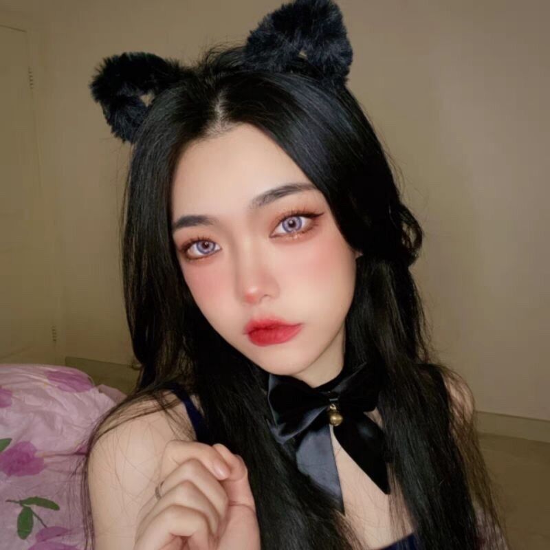 Cài tóc tai mèo lông dễ thương