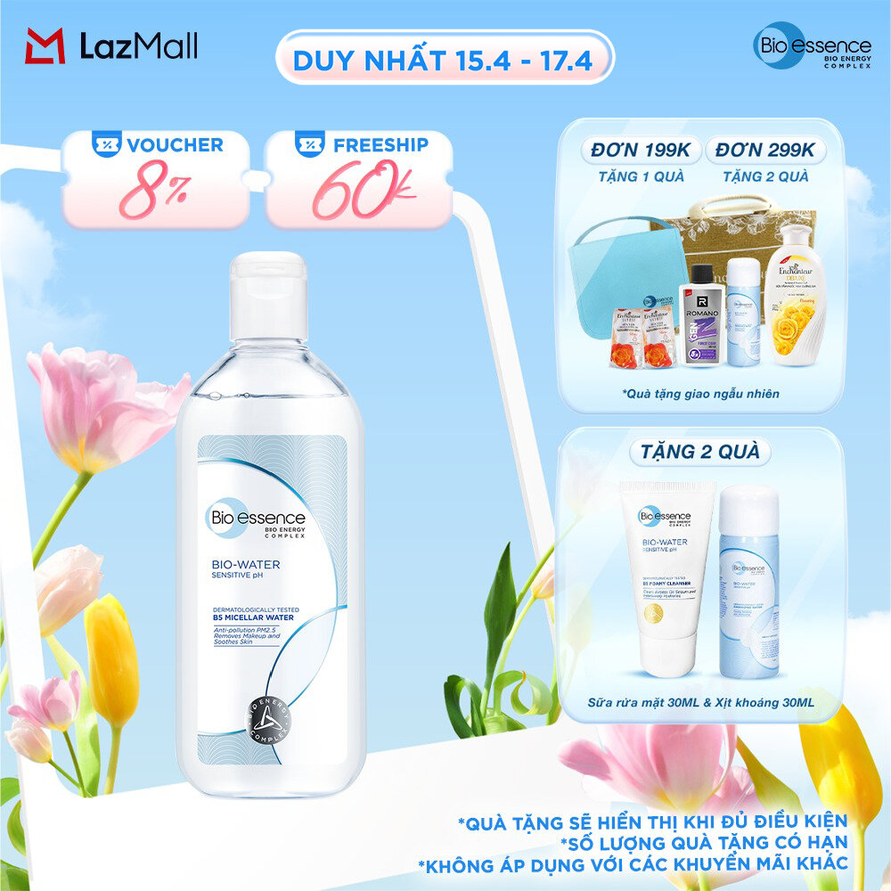 Nước tẩy trang ẩm mượt Bio-essence 400ml