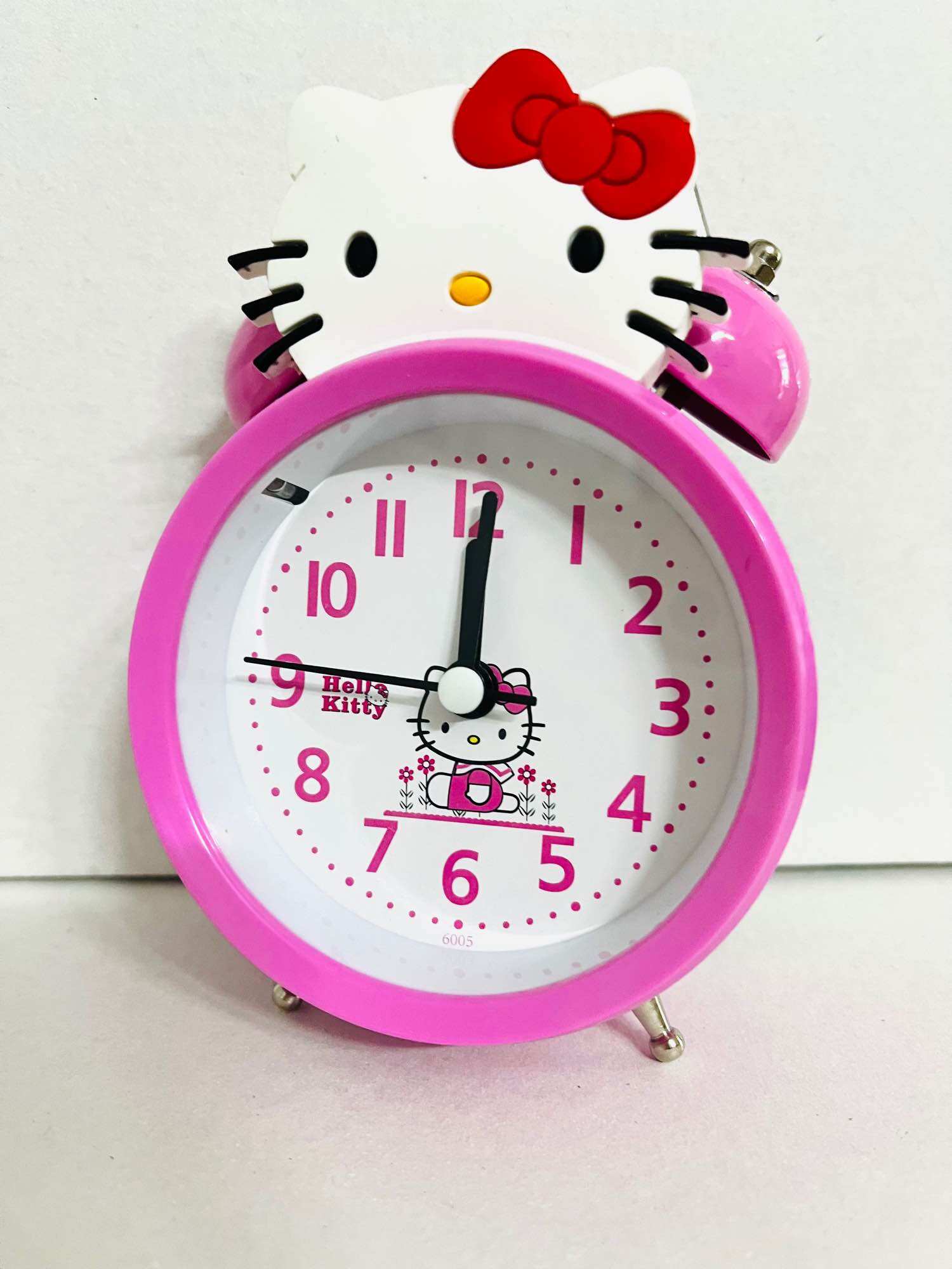 Đồng Hồ Báo Thức Helokitti Có Đèn Chuông Lớn