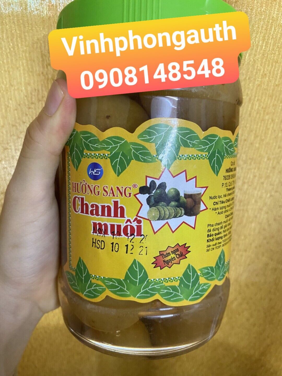 Chanh muối trái hưởng sang 500gr