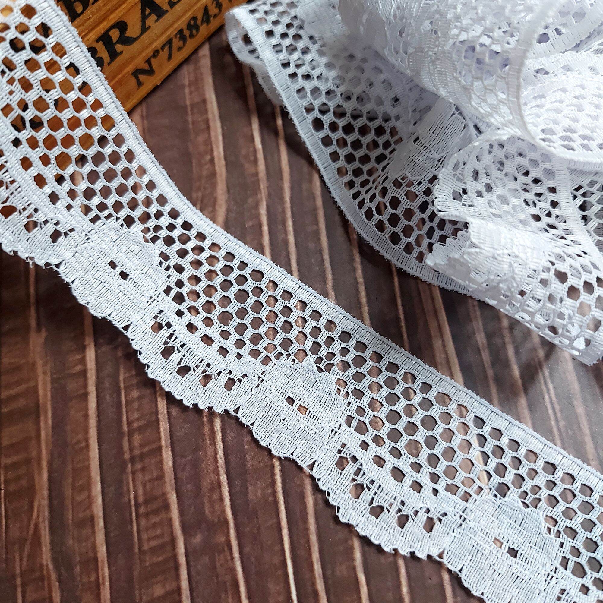 (5 MÉT) REN LƯỚI POLY ,PHỤ KIỆN MAY VÁ ,BẢN RỘNG 3 CM.