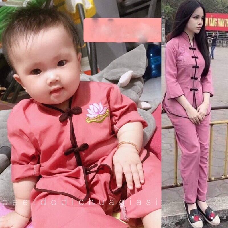 ĐỒ LAM ĐI CHÙA - MẪU XẨM CHO BÉ GÁI