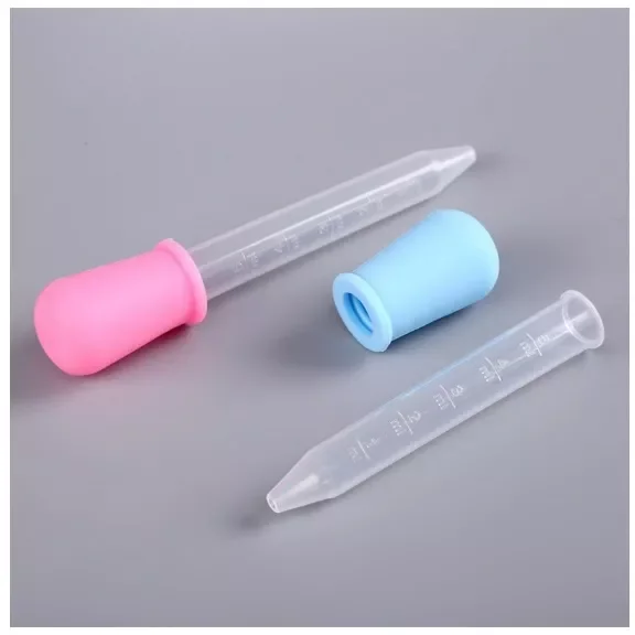 ỐNG BÓN SỮA, THUỐC CHO BÉ, ĐẦU BÓP SILICON MỀM 5ml