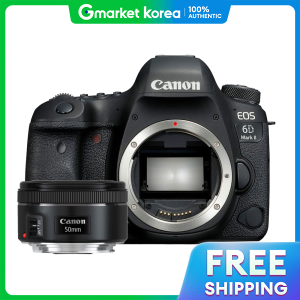 Canon | Canon Eos 6D Mark Ii + Ef 50mm F1.8 Stm Kit Genuine Product in Stock Same-Day Shipping Giá 46,038,300 Đồng*Miễn phí vận chuyển