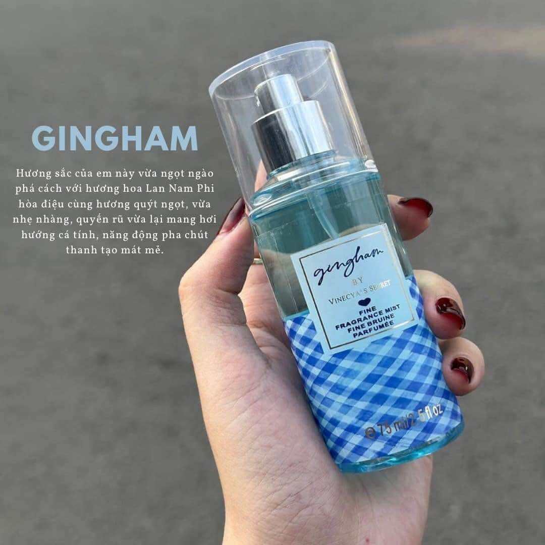 XỊT THƠM BODY VICTORIA'S SECRET INTO THE NIGHT - GINGHAM - YOU'RE THE ONE 75ML - Body mist 75ml