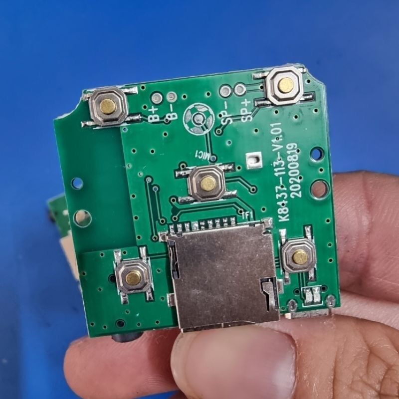 mạch 1 loa bluetooth radio+thẻ nhớ+usb mini 3w