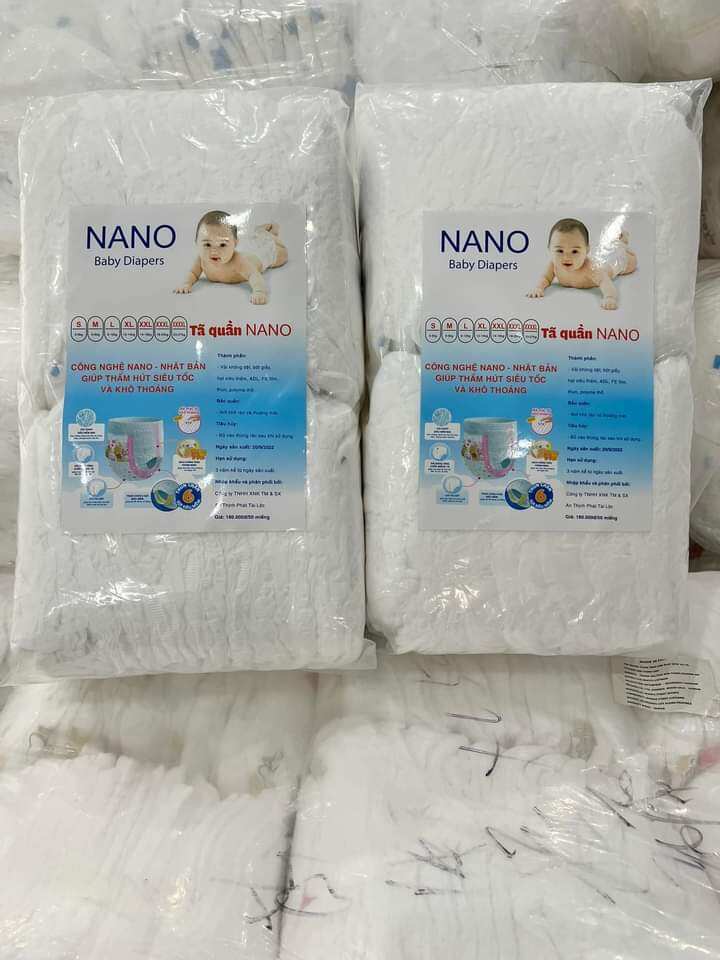 Com bo 100 miếng bỉm nano nhật