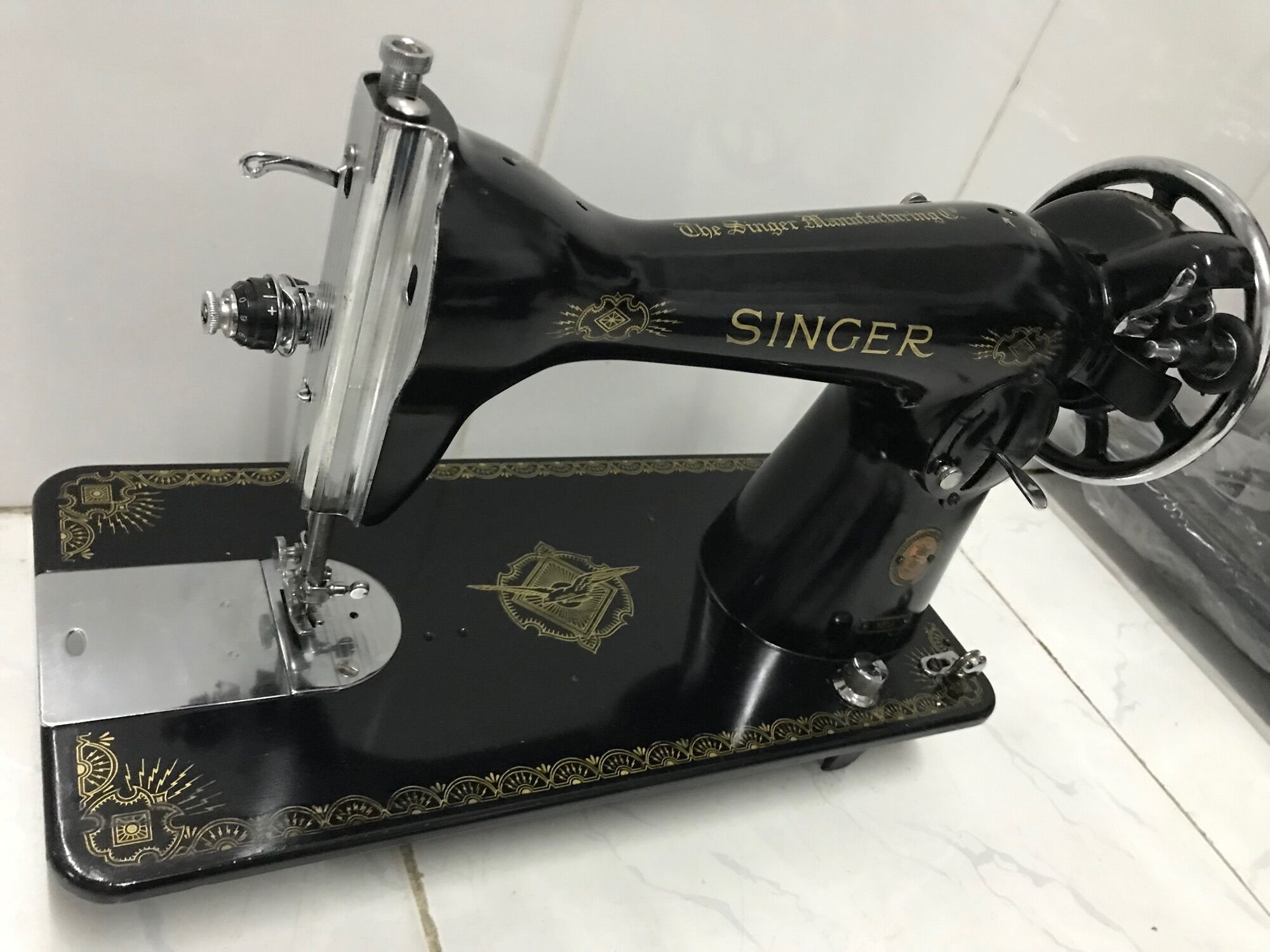 Máy gia đình Singer-tem jin  nguyên bản