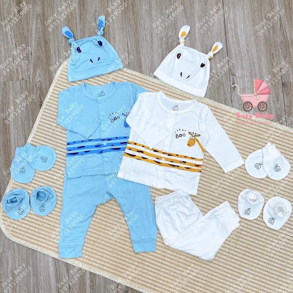 BỘ QUẦN ÁO SƠ SINH SỢI TRE LAPOMME
