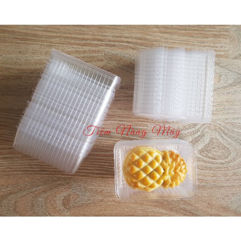 Khay đựng bánh dứa 50g 100c