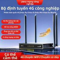 Plery | Bộ Phát Wifi 6 Từ Sim 4G PLERY R607 -  Chuẩn Công Nghiệp Tốc Độ 300Mbps 8 Ăng Ten Có Cổng LAN