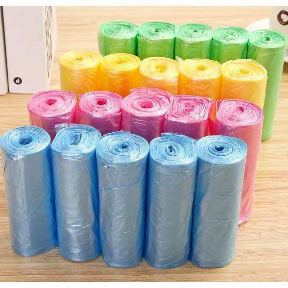 Combo 5 Cuộn 75 Túi Đựng Rác Tự Phân Hủy 45’50cm