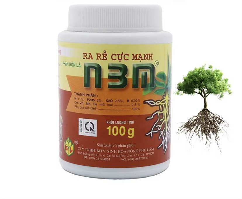 Phân bón kích rễ N3M loại 100g